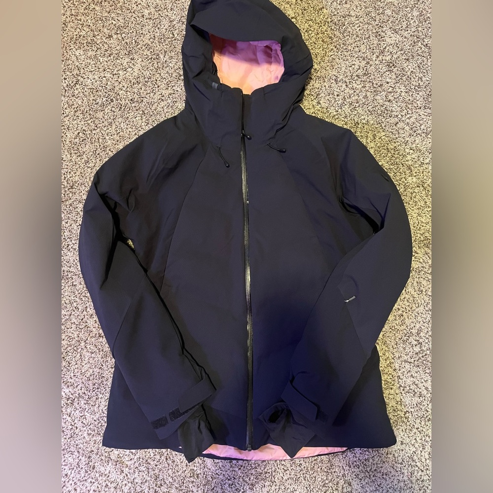 Roxy Black and Pink Heated Ski Jacket